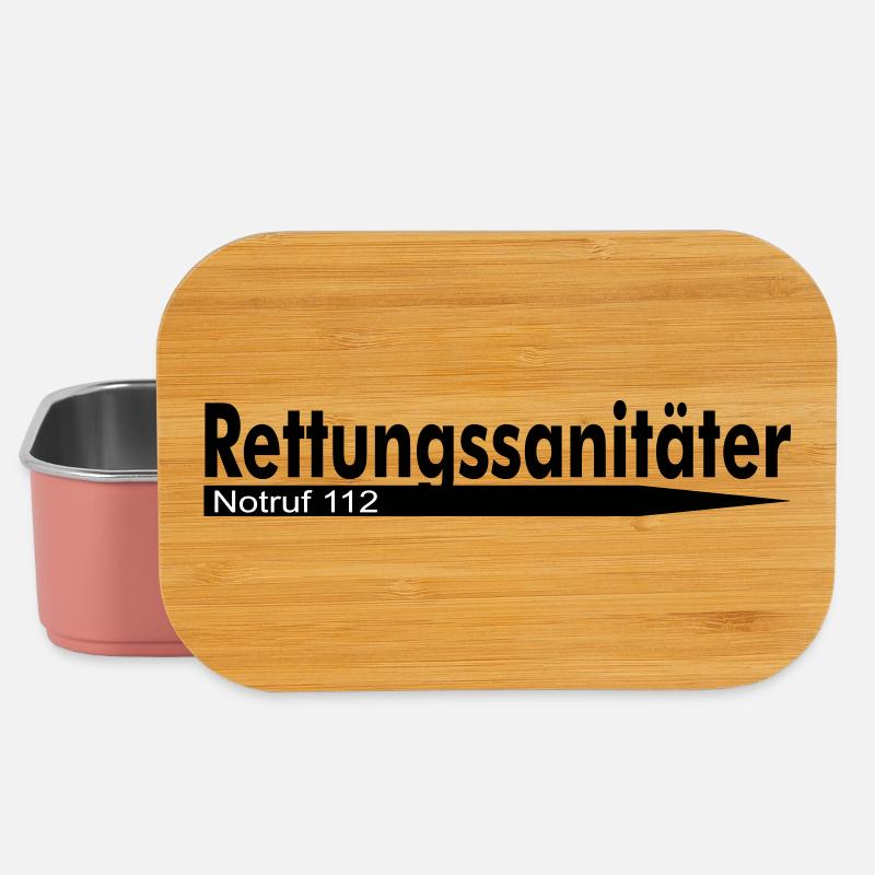 Appel d'urgence paramédical 112 - Boîte à goûter - rose clair