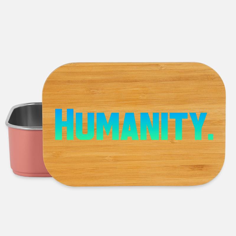 Humanité - Boîte à goûter - rose clair
