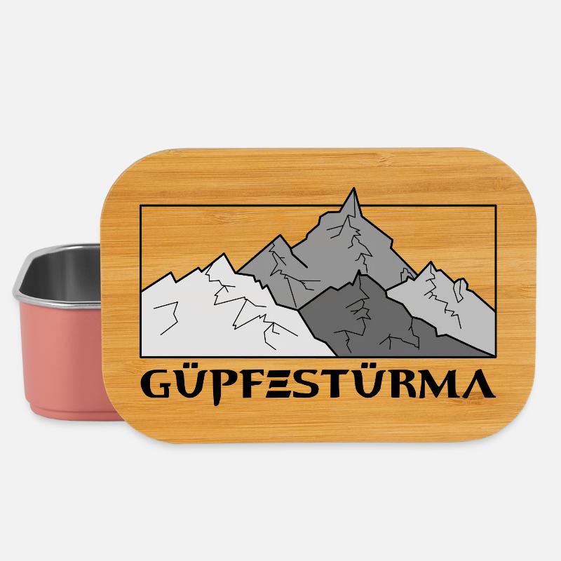 Güpfestürma - Summit climber, Austria Dialect - Lunch Box - light pink