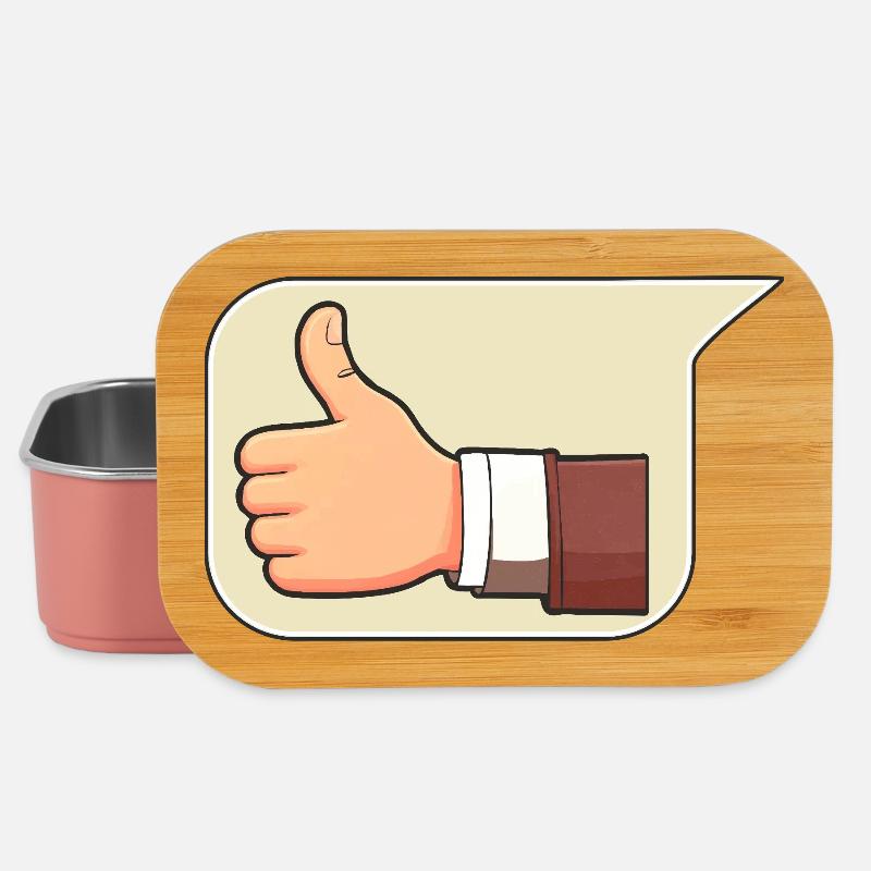 Thumbs up - Lunch Box - light pink