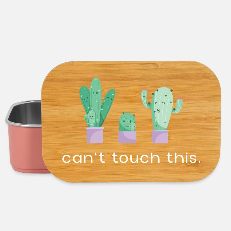 On ne peut pas toucher à ce cactus dansant qui dit - Boîte à goûter - rose clair