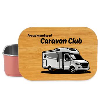 Caravan Graphic Silhouette - Lunch Box - light pink - Front