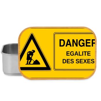 Gender equality - Lunch Box - silver - Front