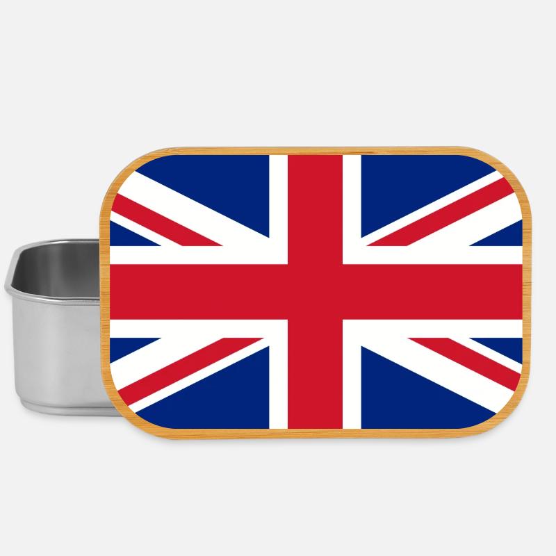 Union Jack - Lunch Box - silver