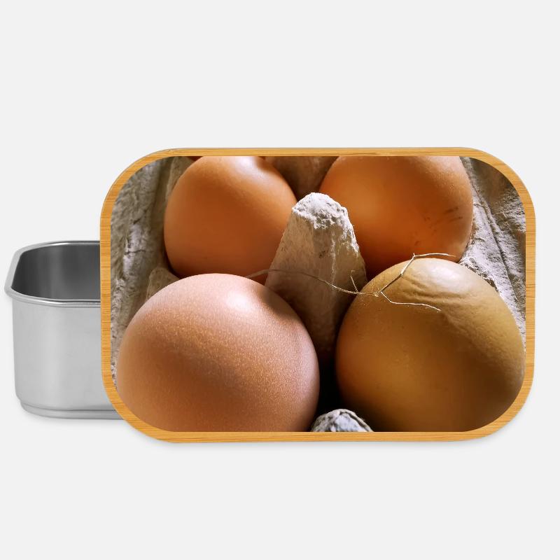 Oeuf - Boîte à goûter - argent