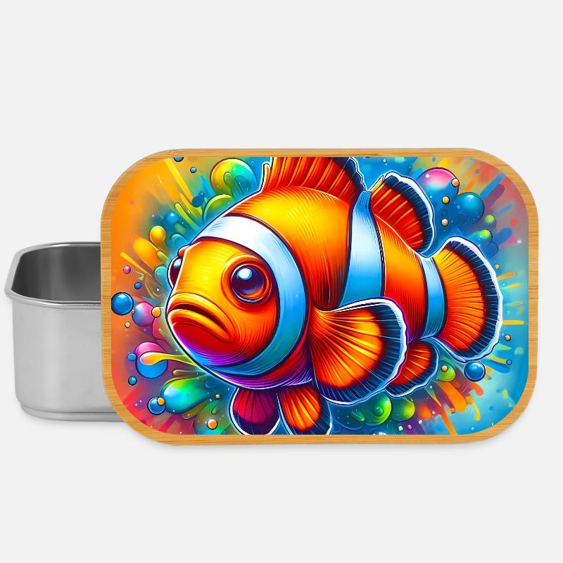 Clownfisch - Lunch Box - Silber