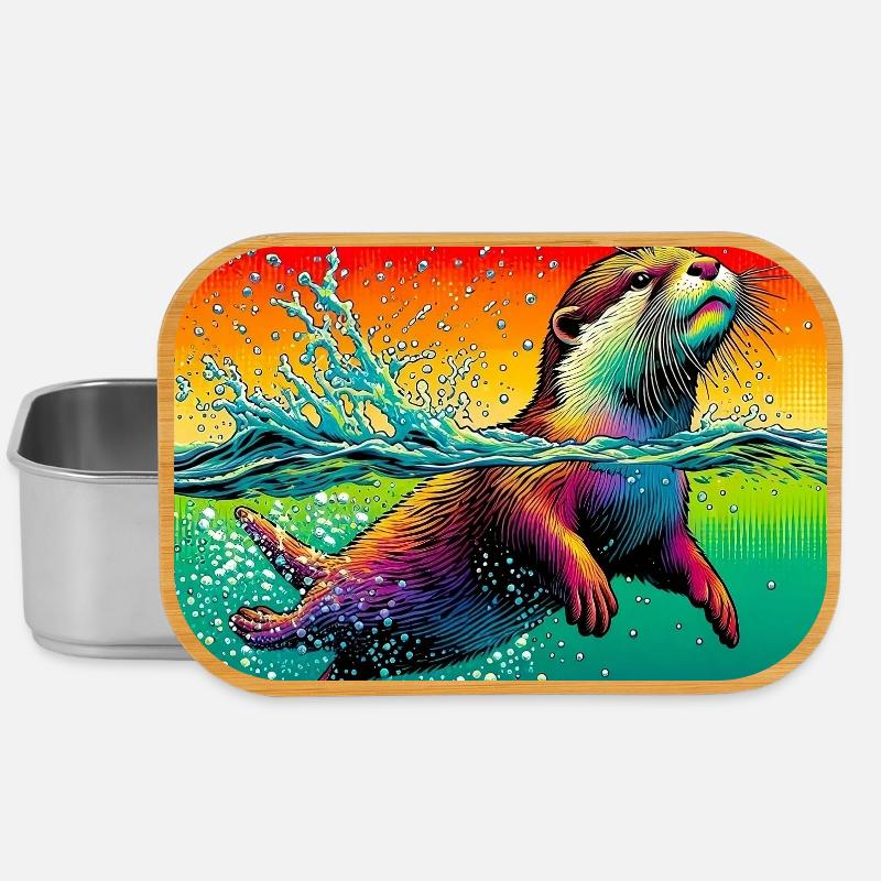 Otter - Lunch Box - Silber