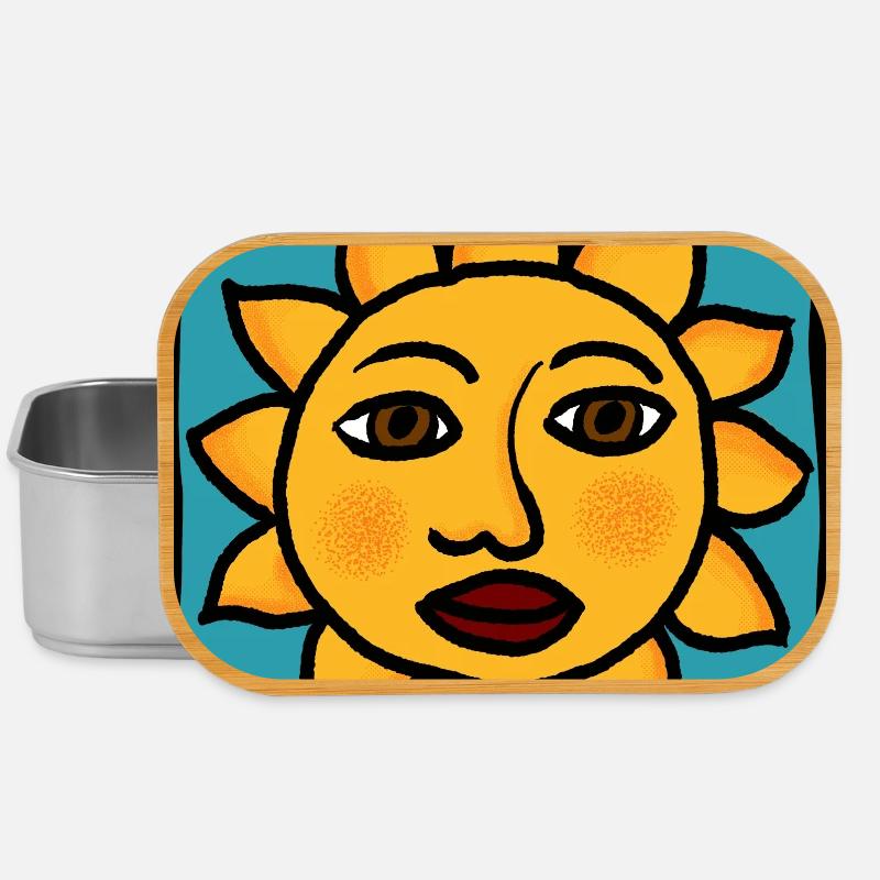 Sonne - Lunch Box - Silber