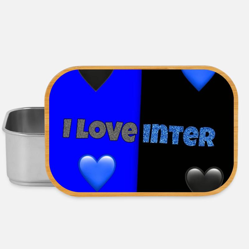 J’adore l’Inter - Boîte à goûter - argent