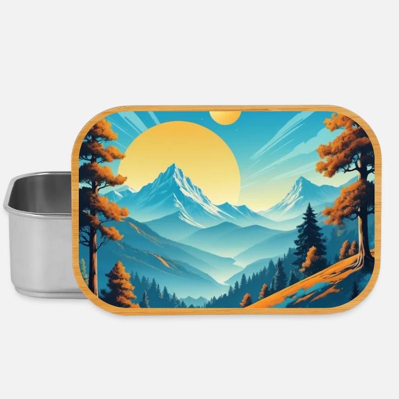 Zwei Sonnen - Lunch Box - Silber