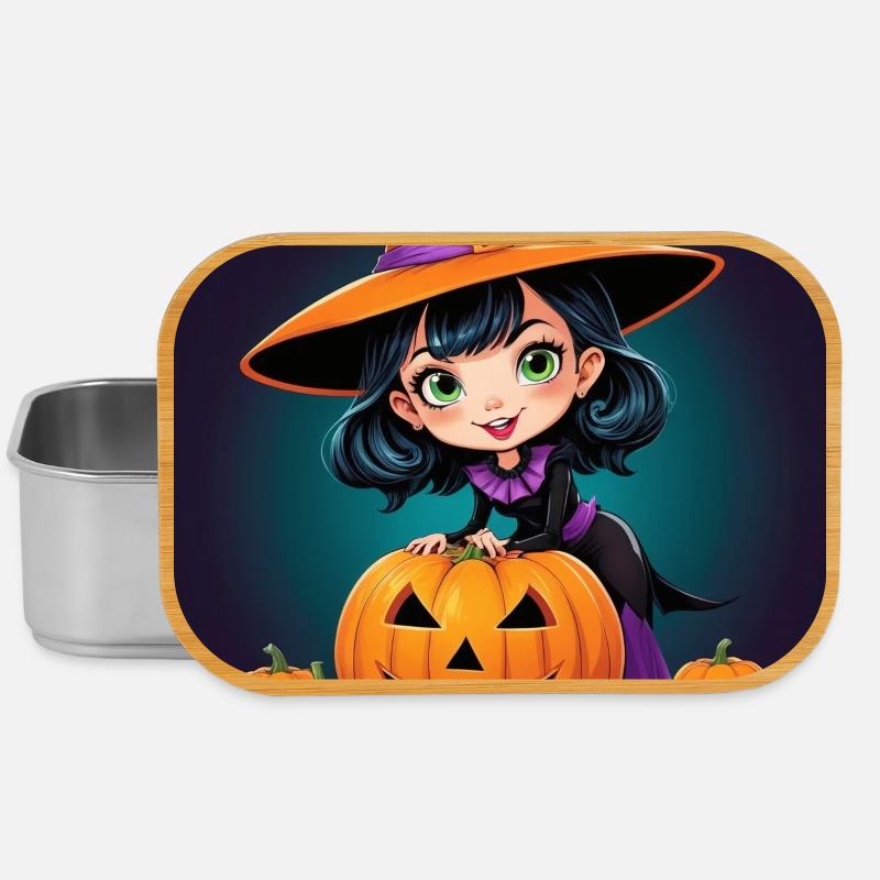 Sorcière d’Halloween - Boîte à goûter - argent