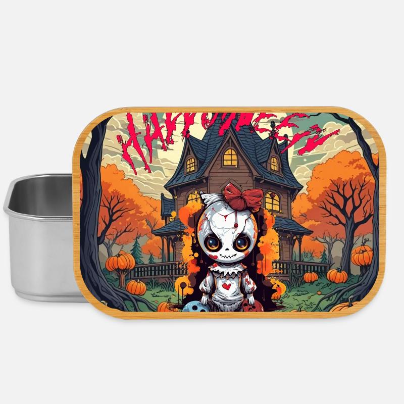 Halloween - Boîte à goûter - argent
