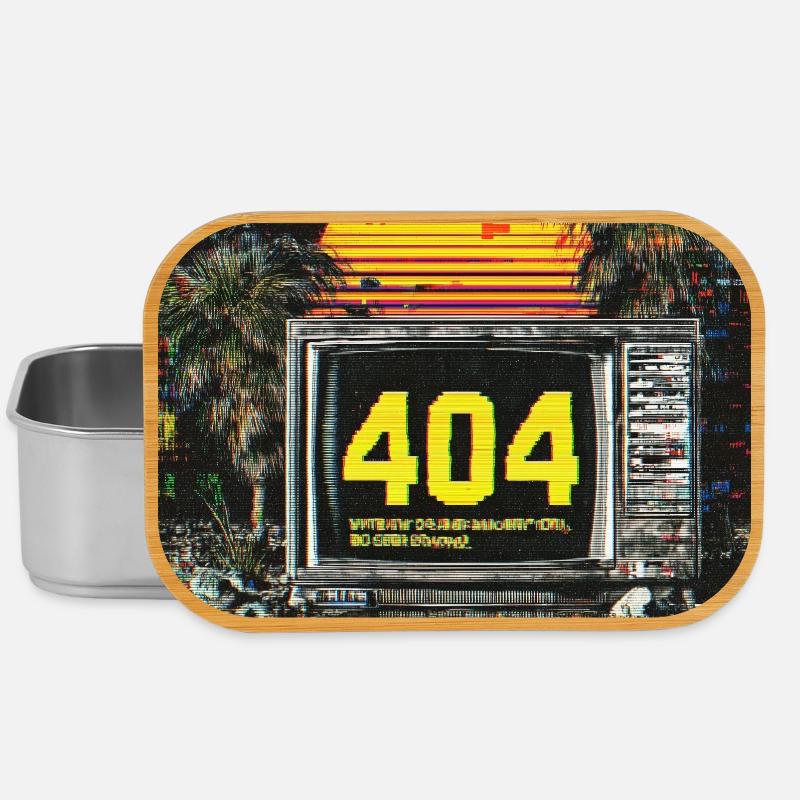 Error 404 – Motivation not found - Lunch Box - Silber