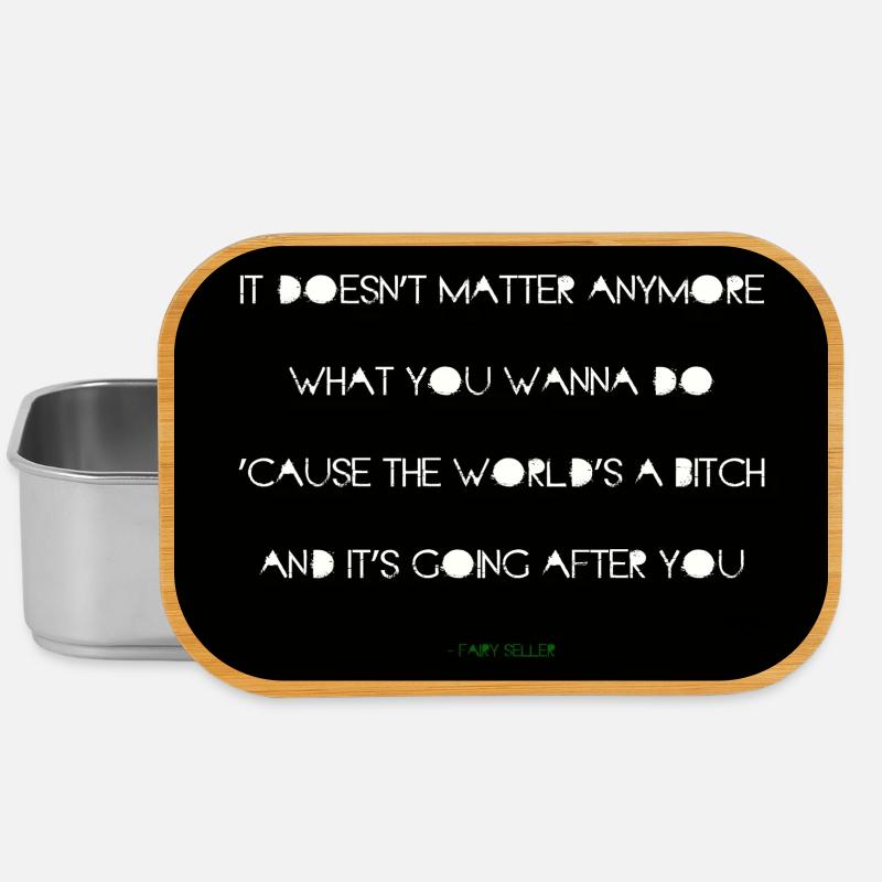 Welthund - Lunch Box - Silber