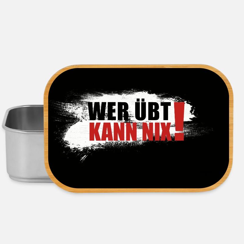Who practices can't do anything - Lunch Box - silver