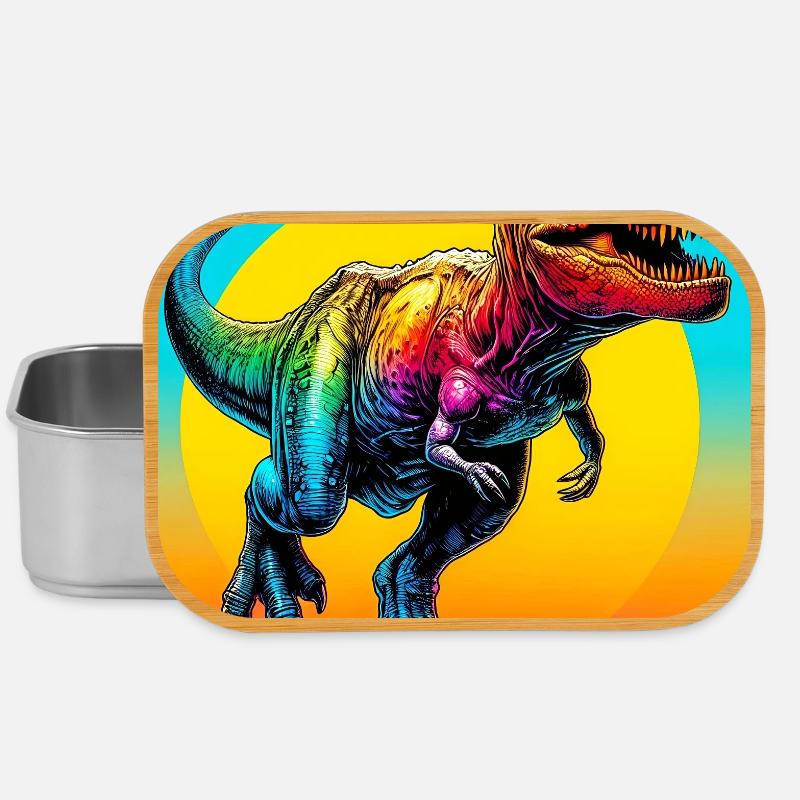 dinosaure - Boîte à goûter - argent