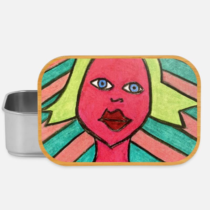 Strahlende Frau - Mutter - Lunch Box - Silber