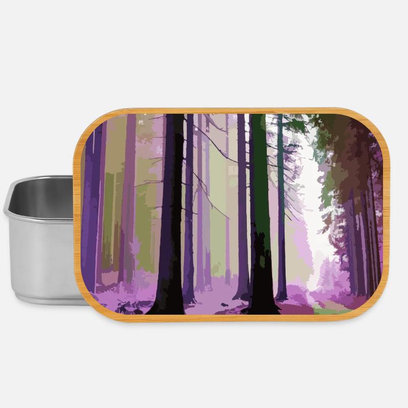 Forêt de nuages hantée - Boîte à goûter - argent