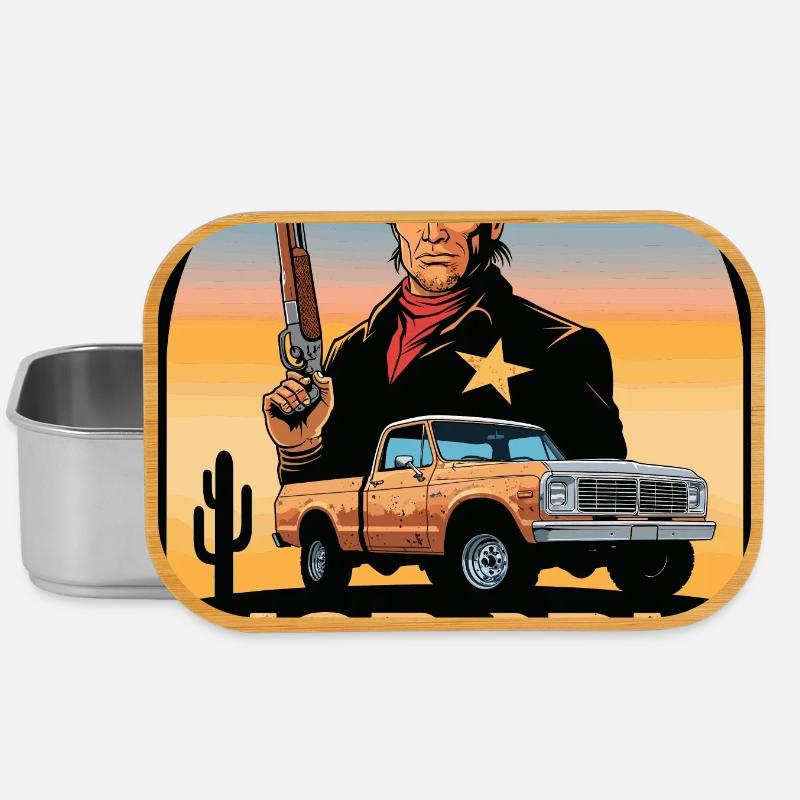 Texas Sheriff - Lunch Box - Silber