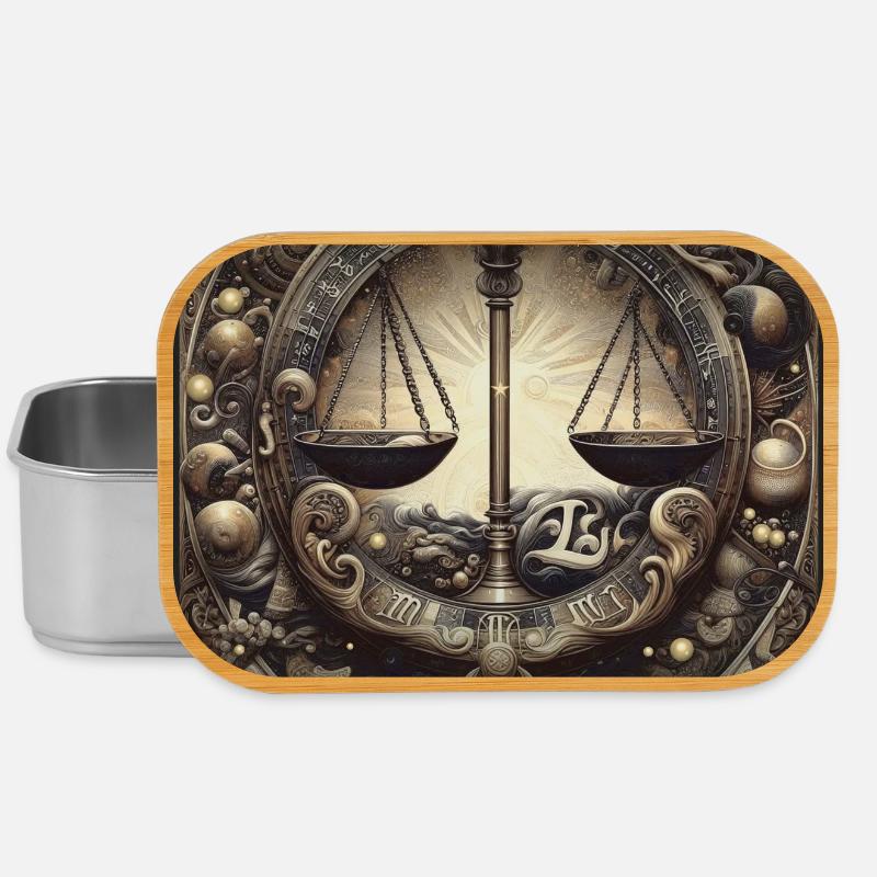 Libra Sternzeit Waage Sternzeichen - Waage - Lunch Box - Silber