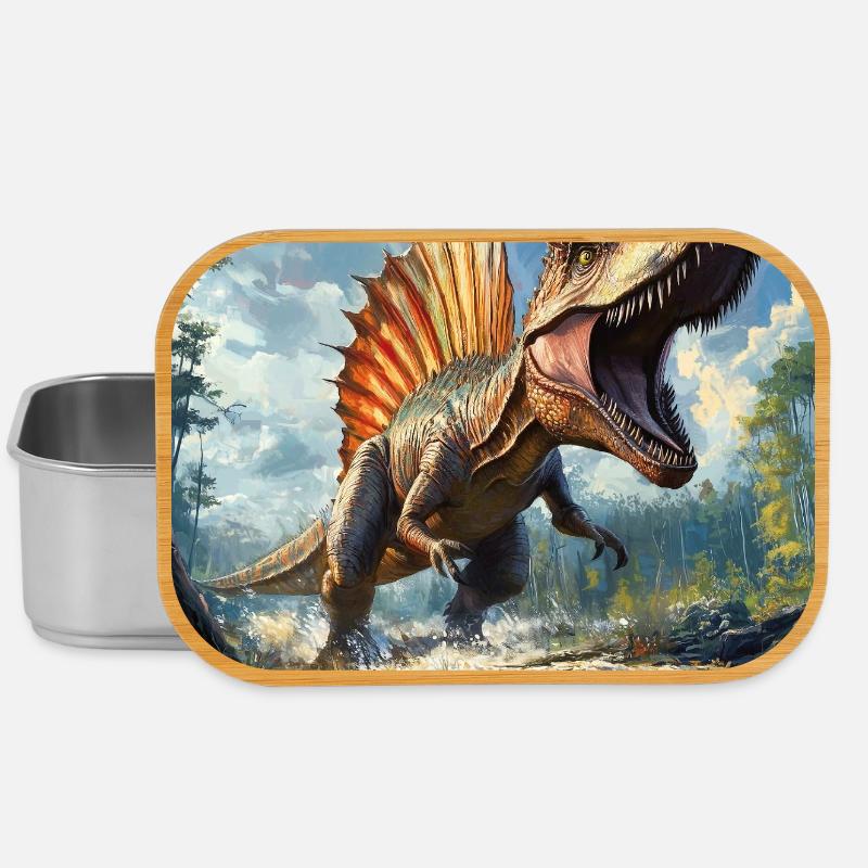 Spinosaurus - Lunch Box - Silber