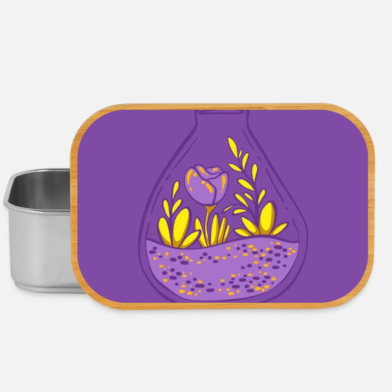 PRINTEMPS,JARDINAGE,RETRAITE,PRINTEMPS,JARDIN - Boîte à goûter - argent