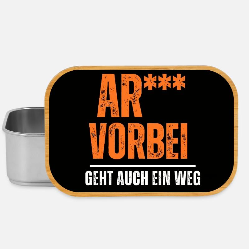 Am Arsch vorbei  - Lunch Box - Silber