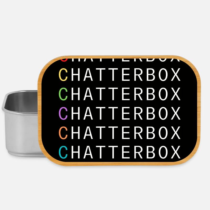 Chatterbox - Lunch Box - silver