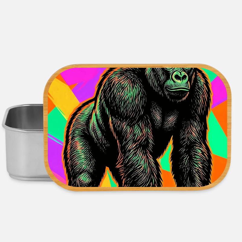 Gorilla - Lunch Box - Silber