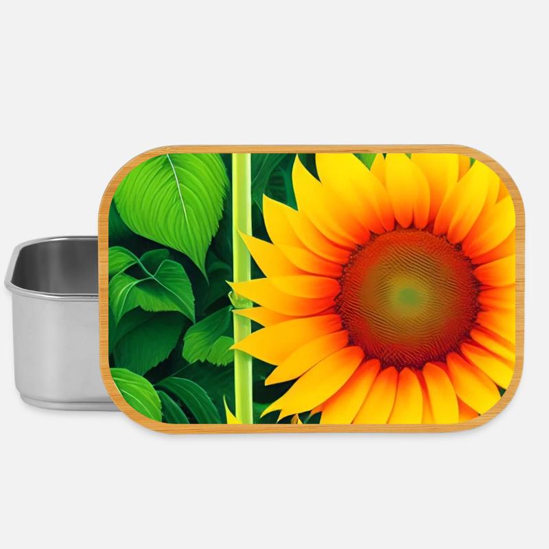 Sonnenblumen - Lunch Box - Silber
