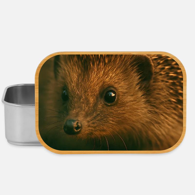 Animaux - Hérisson - Boîte à goûter - argent