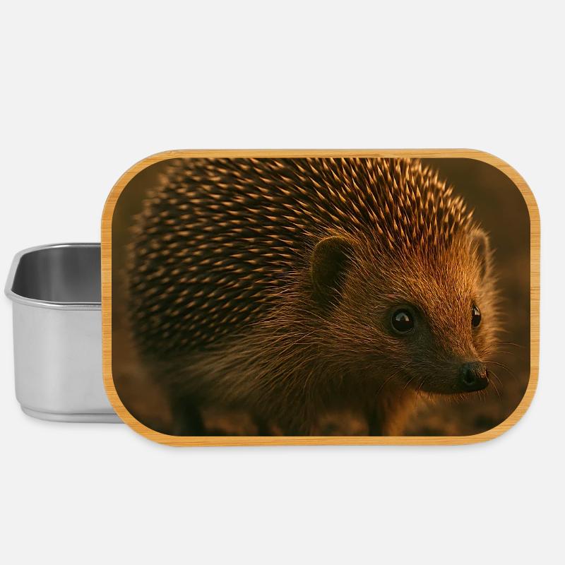 Animals - Hedgehog - Lunch Box - silver