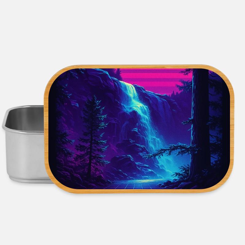 Where Silence Flows Neon Gorge - Lunch Box - Silber