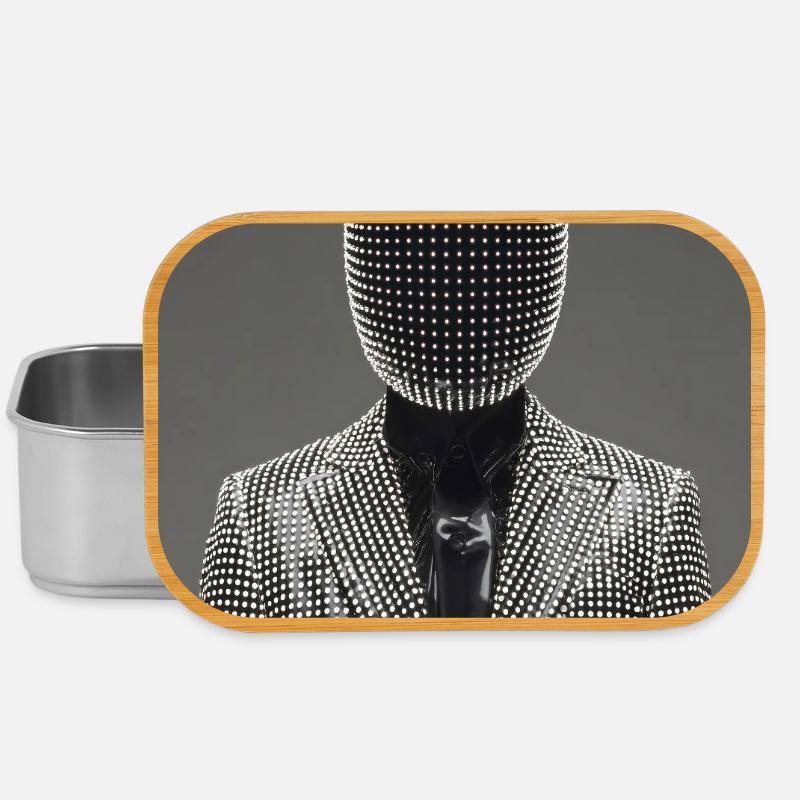 Dotgrid LED-Anzug - Lunch Box - Silber