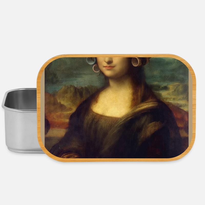 Mona Lisa Curlers - Lunch Box - silver