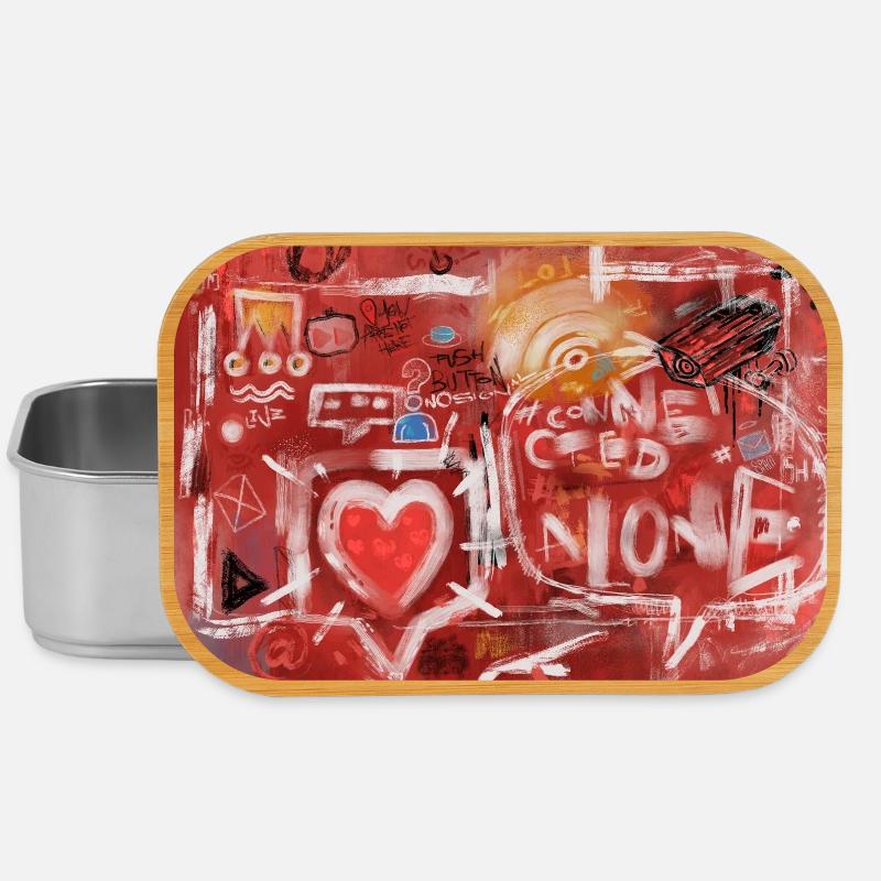 Connected-Alone-Severino-Canepa - Lunch Box - Silber