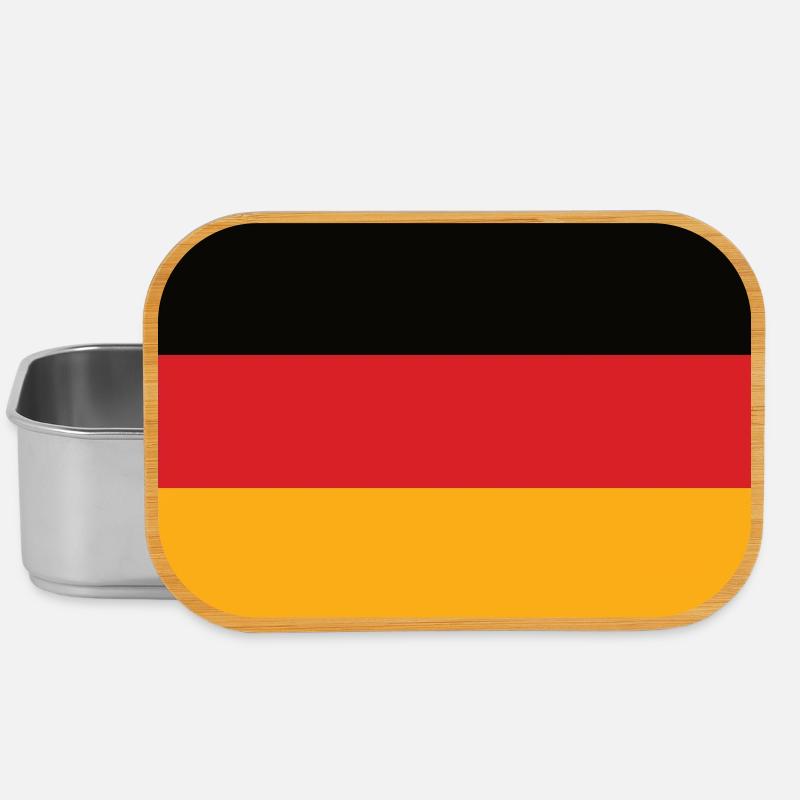 Drapeau tricolore de l’Allemagne - Boîte à goûter - argent