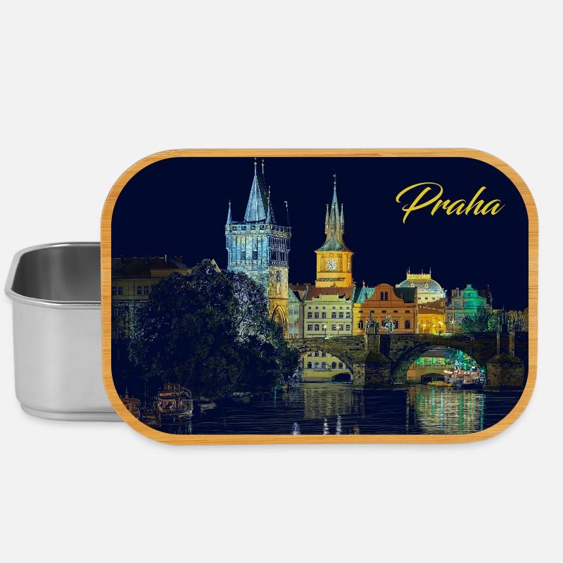 Prag - Lunch Box - Silber
