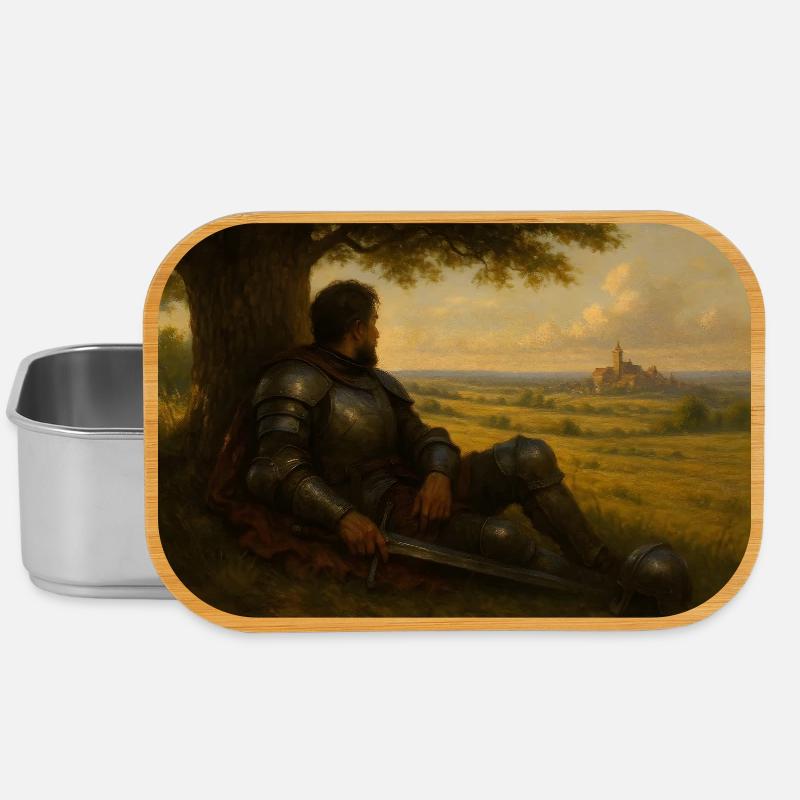 Chevalier à la lisière de la forêt - Boîte à goûter - argent
