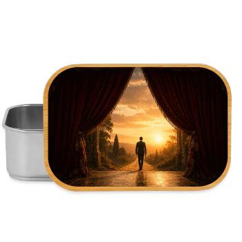 Geh zur Goldenen Morgendämmerung - Lunch Box - Silber - Vorne