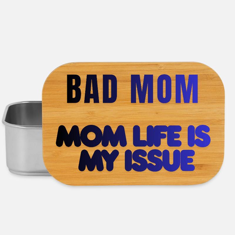 Bad Mom Life Issue - Lunch Box - Silber