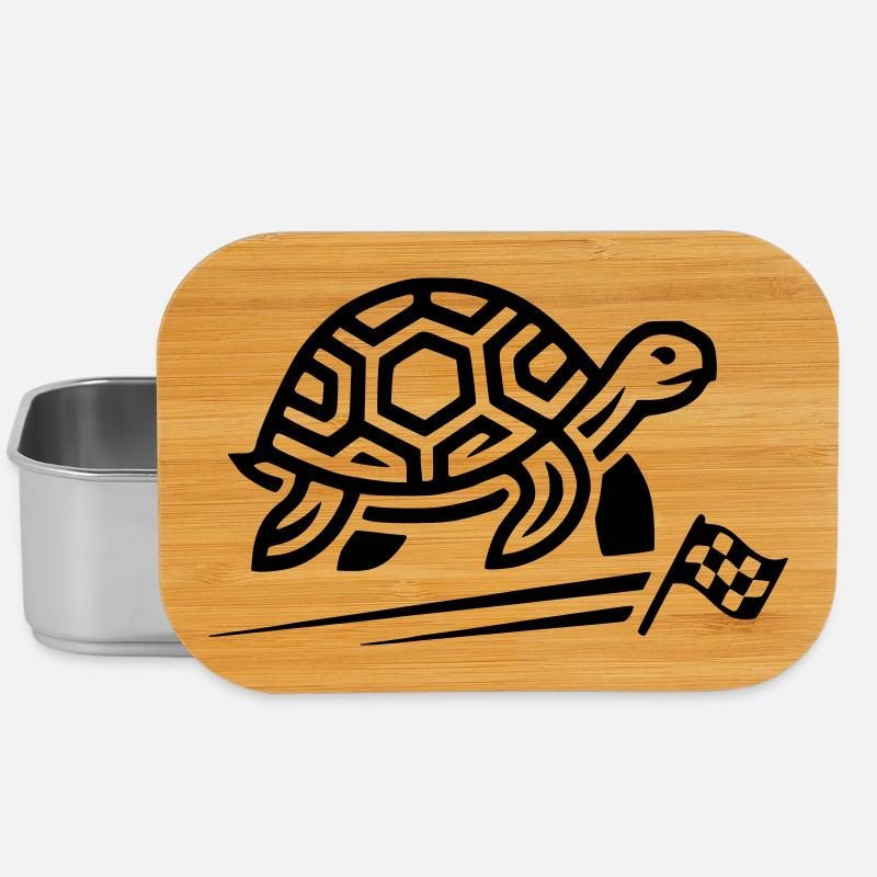 tortoise - Lunch Box - silver