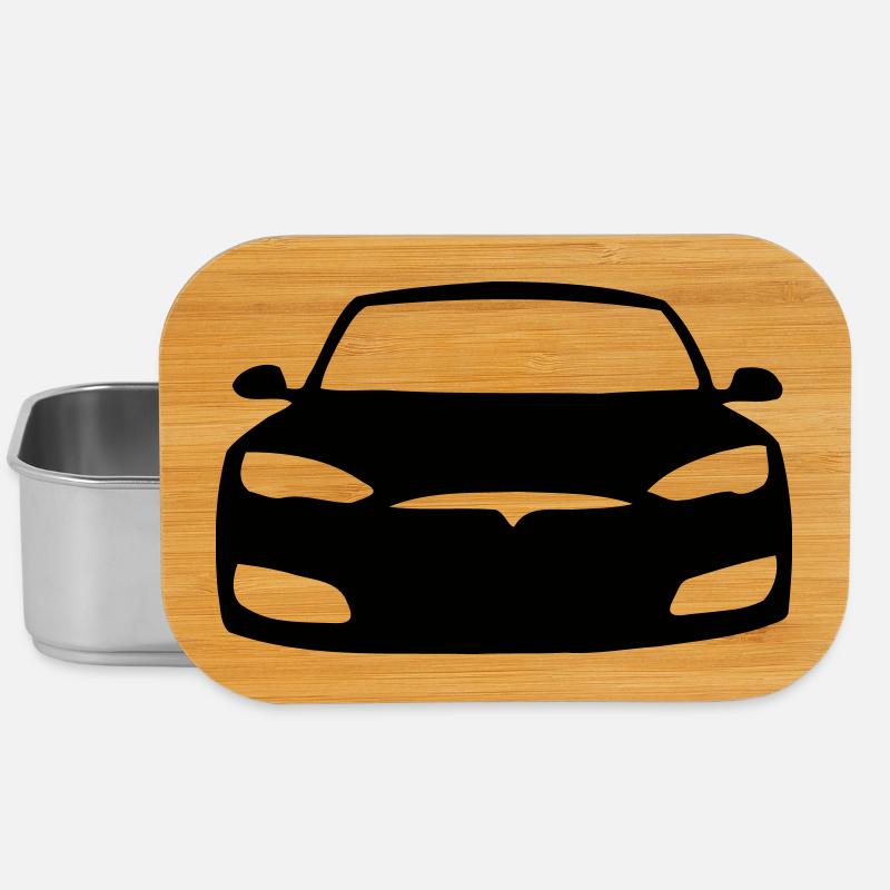 Model S Symbol - Lunch Box - Silber