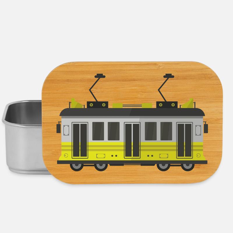 Tram - Lunch Box - silver