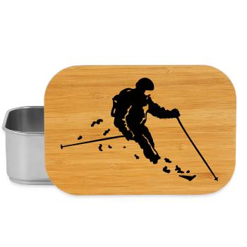 Ski freerider - Lunch Box - Silber - Vorne