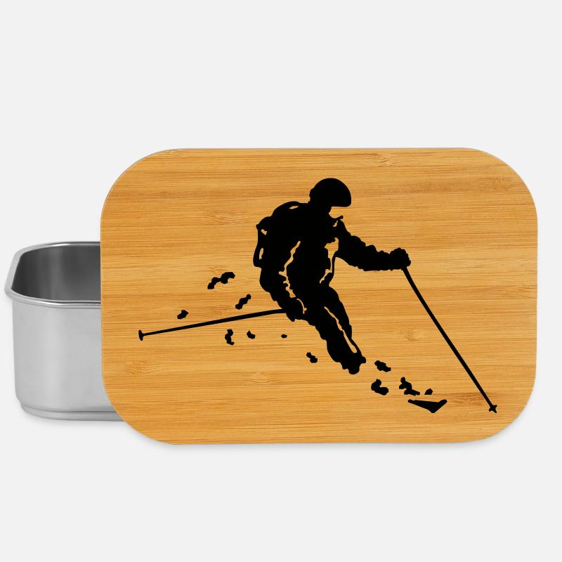Ski freerider - Lunch Box - Silber