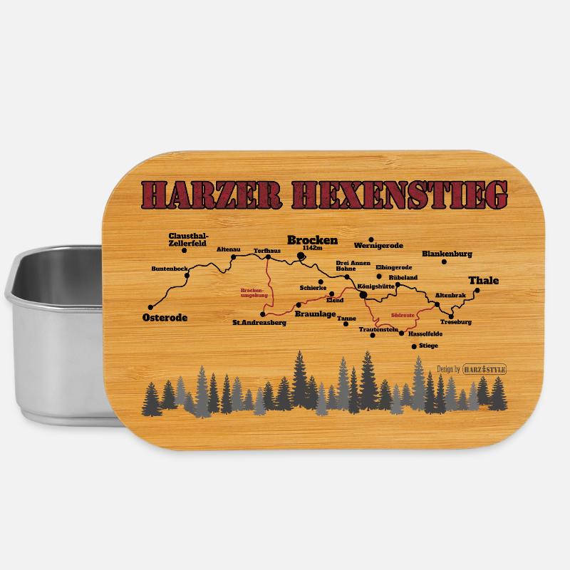 Harzer Hexenstieg - Lunch Box - Silber