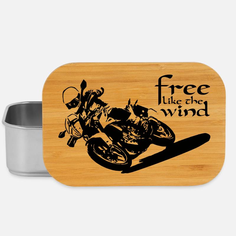 Biker Free - Boîte à goûter - argent