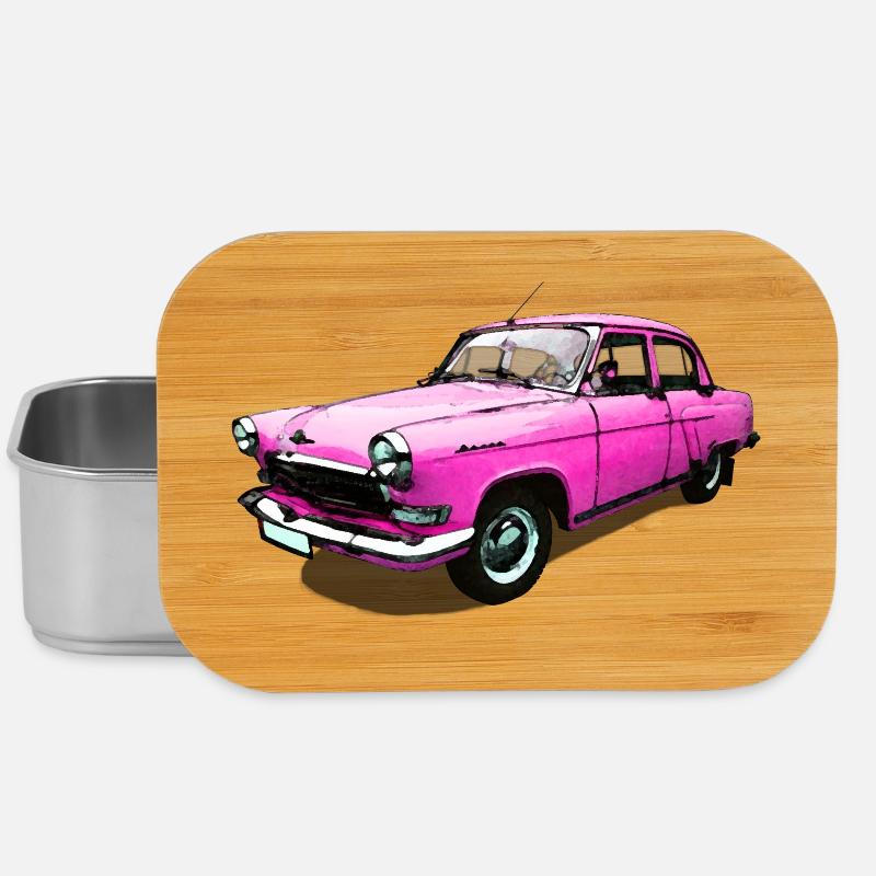 Volga Pink - Lunch Box - Silber