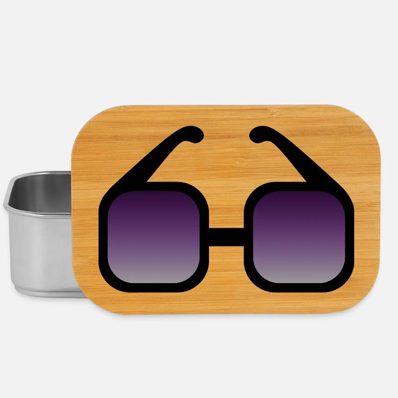 Black Gradient Sunglasses  - Lunch Box - silver